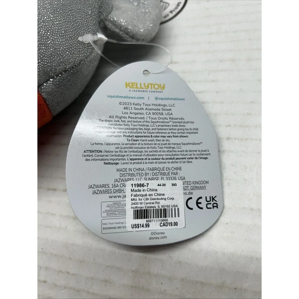 Squishmallows Mickey Mouse Disney 100 11986-7 New With Tags